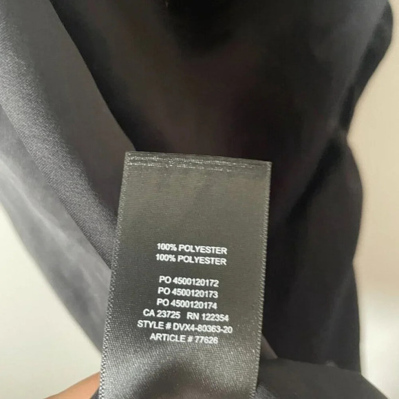 Aritzia Wilfred Only Ruched Slip Satin Dress Midi Mini Black Size Small - Picture 12 of 13